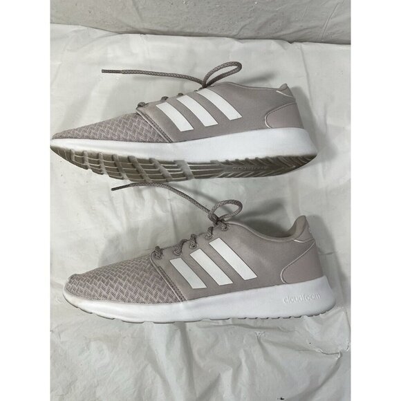 Adidas Women’s Sz 10  Mesh Cloudfoam QT Racer Sneaker Comfort - Picture 3 of 15